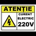 Placuta pentru curent electric 220V